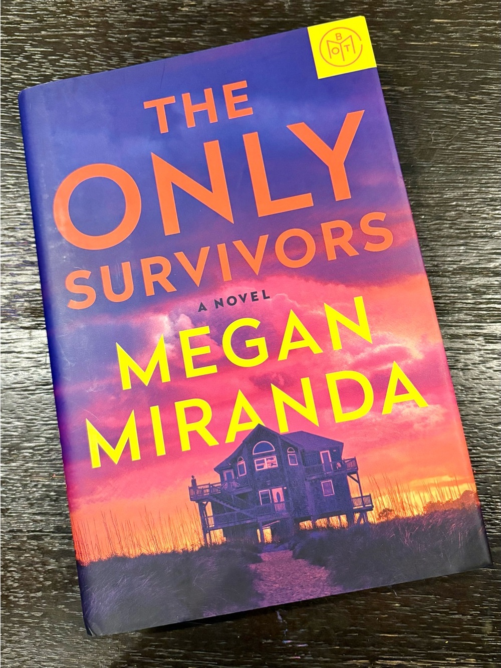 Megan Miranda 'The Only Survivors' Hardcover Book - Purple/Pink Cover